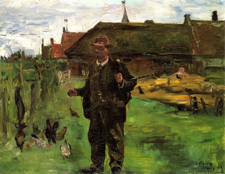 Porträt des Malers Paul Baum in Sluis - Lovis Corinth
