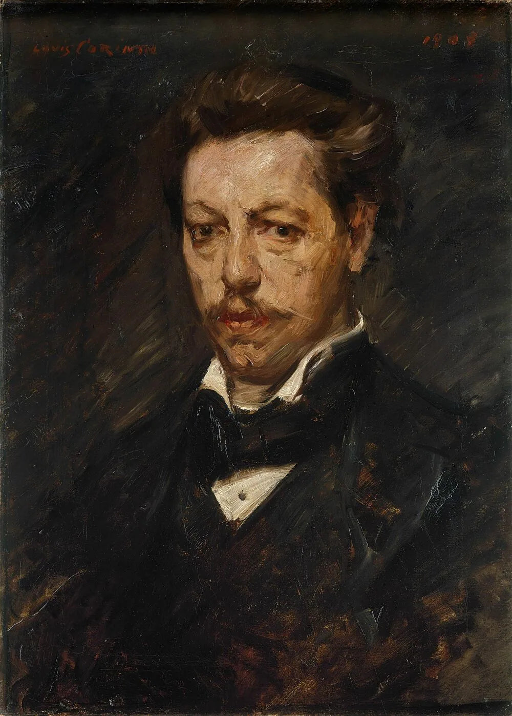 Porträt des Pianisten Conrad Ansorge - Lovis Corinth image 1 copie de tableau peinte à la main