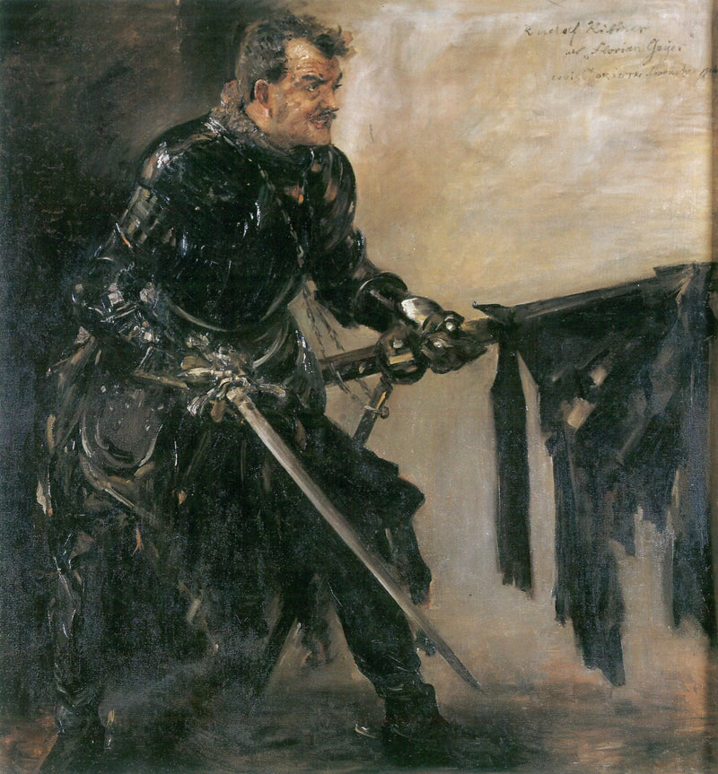 Porträt des Rudolf Rittner als »Florian Geyer« (I. Fassung) - Lovis Corinth