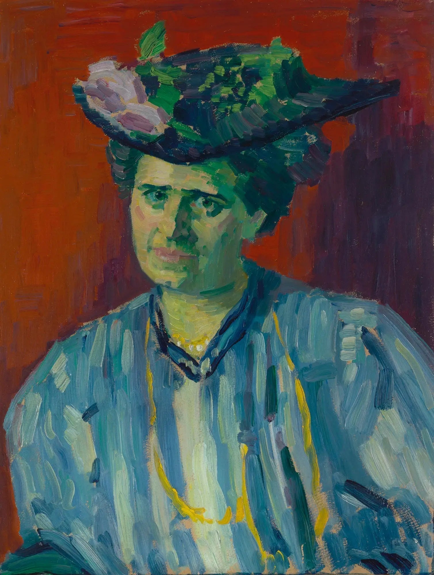 Porträt Hedwig Kubin - Alexej von Jawlensky image 1 copie peinte à la main à l’huile