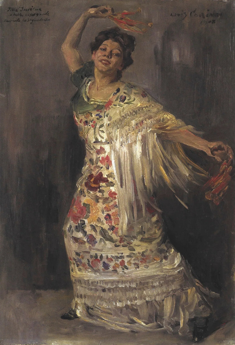 Porträt Tilla Durieux als spanische Tänzerin - Lovis Corinth