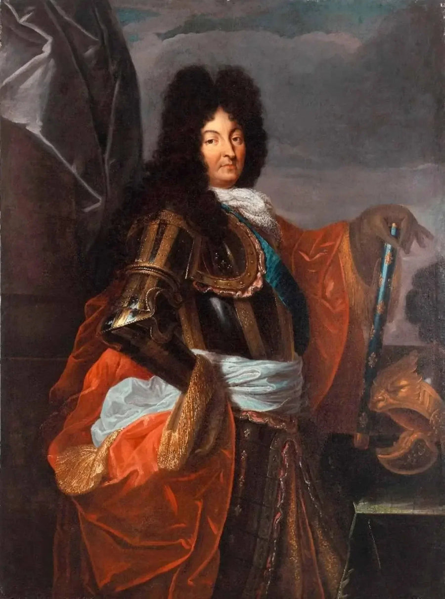 Portret Ludwika XIV (1638-1715) - Hyacinthe Rigaud