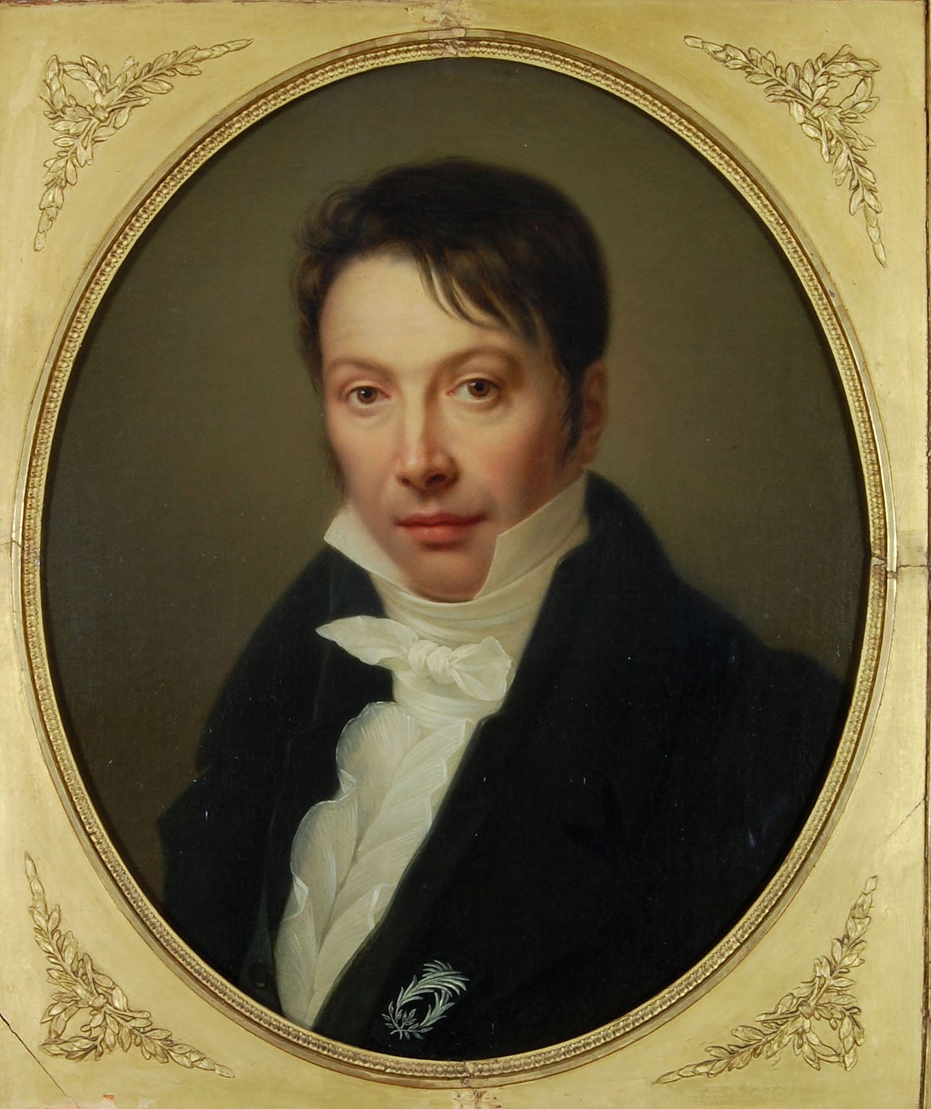 Portret van Dr. Jean Nicolas Marjolin - Ary Scheffer image 1 reproduction artisanale de tableau