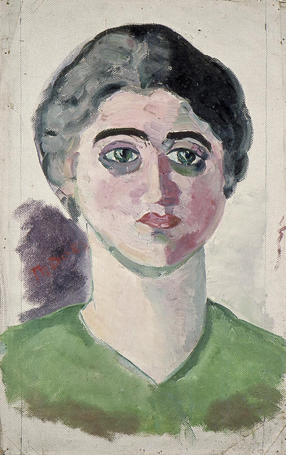Portret van Lena Milius - Theo van Doesburg image 1 reproduction de peinture à l’huile