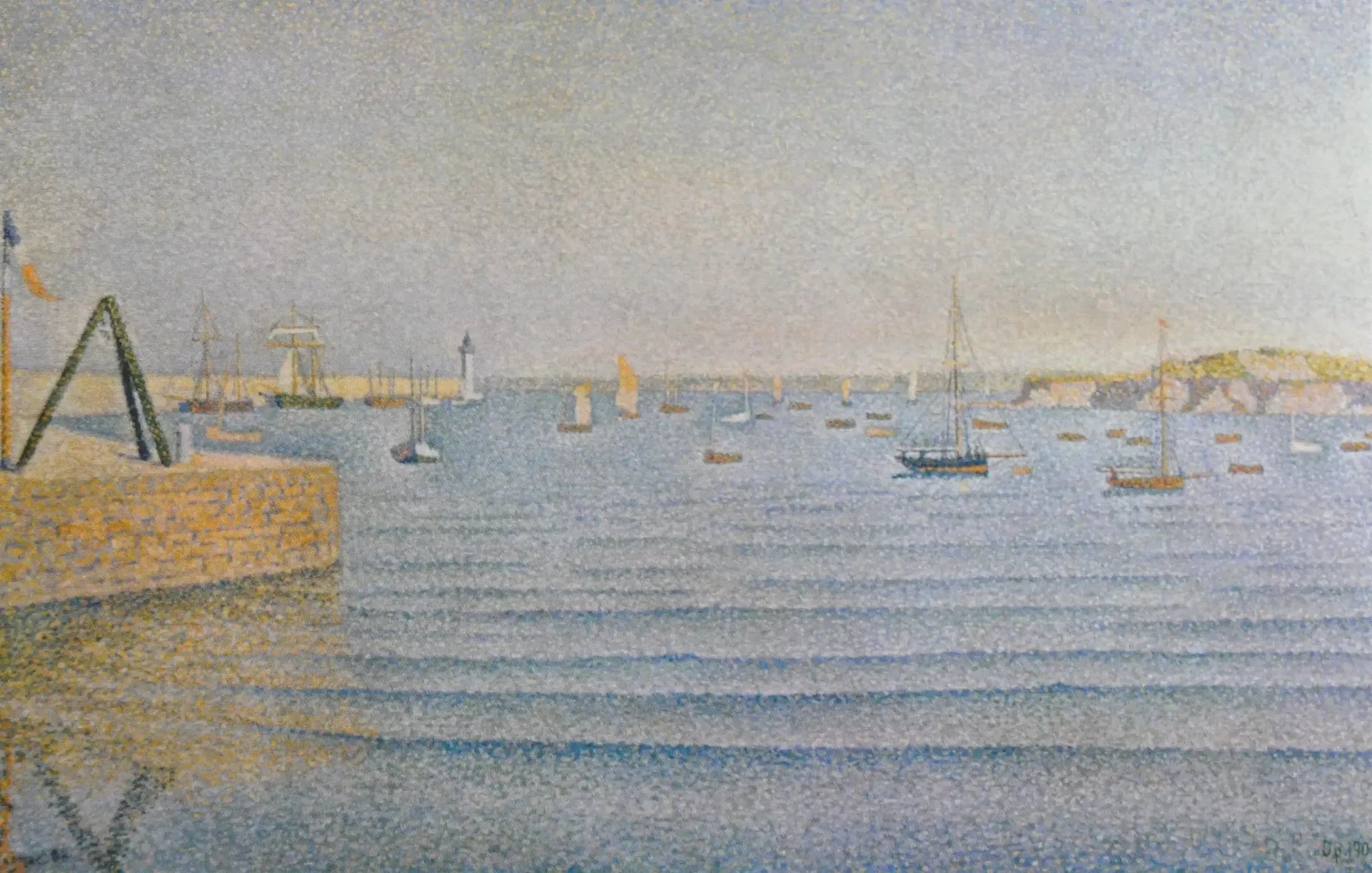 Portrieux. La Houle - Paul Signac image 1 reproduction artisanale de tableau