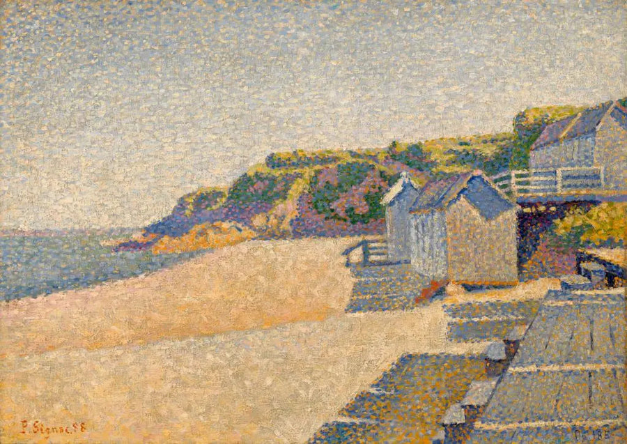 Portrieux, Les Cabines de Bain, Opus 185 (Plage de la Comtesse) - Paul Signac