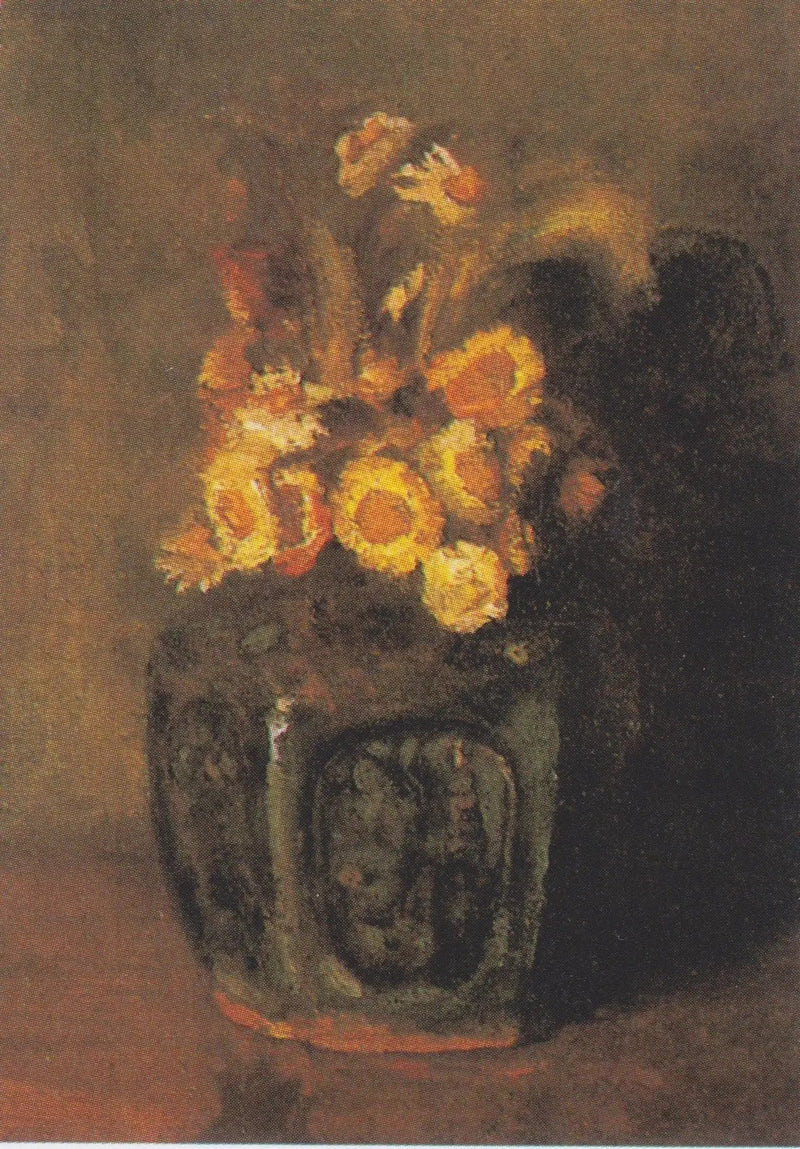 Pot de gingembre rempli de chrysanthèmes - Vincent van Gogh