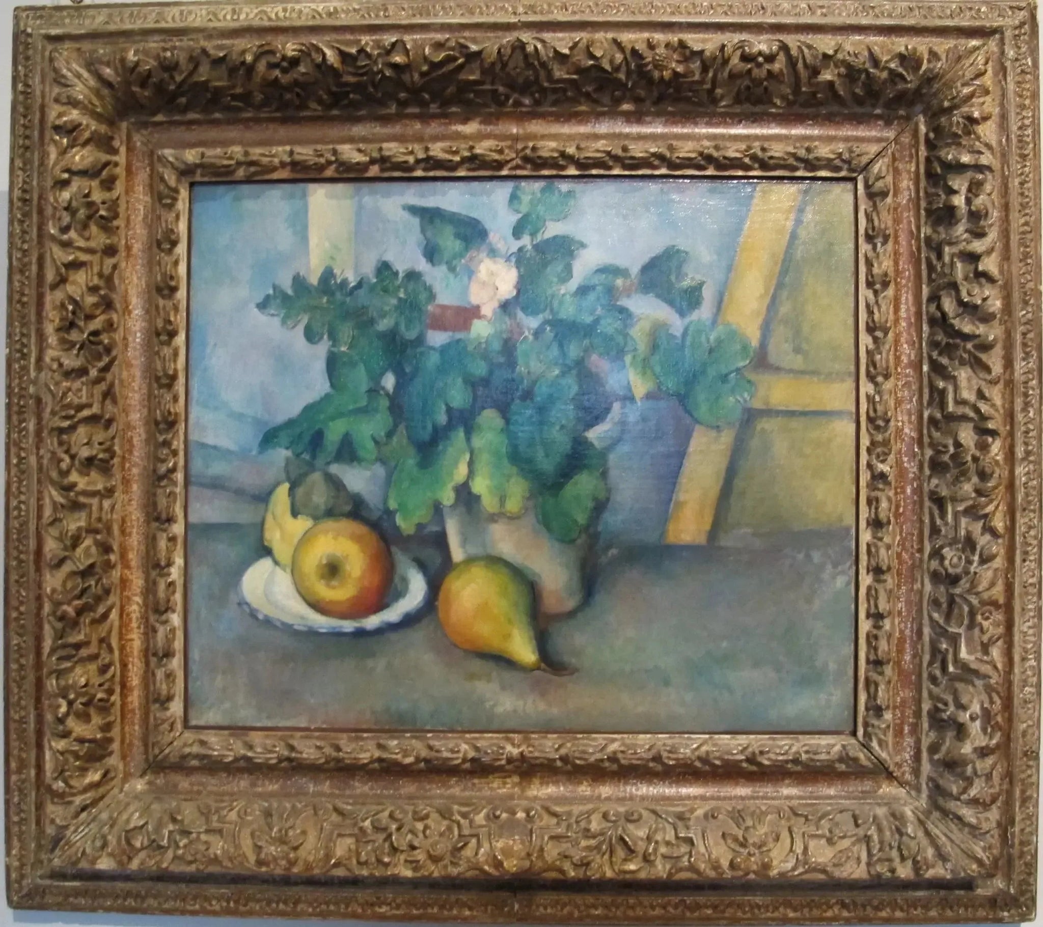 Pot de primevères et fruits - Paul Cézanne image 1 tableau peint à l’huile sur toile