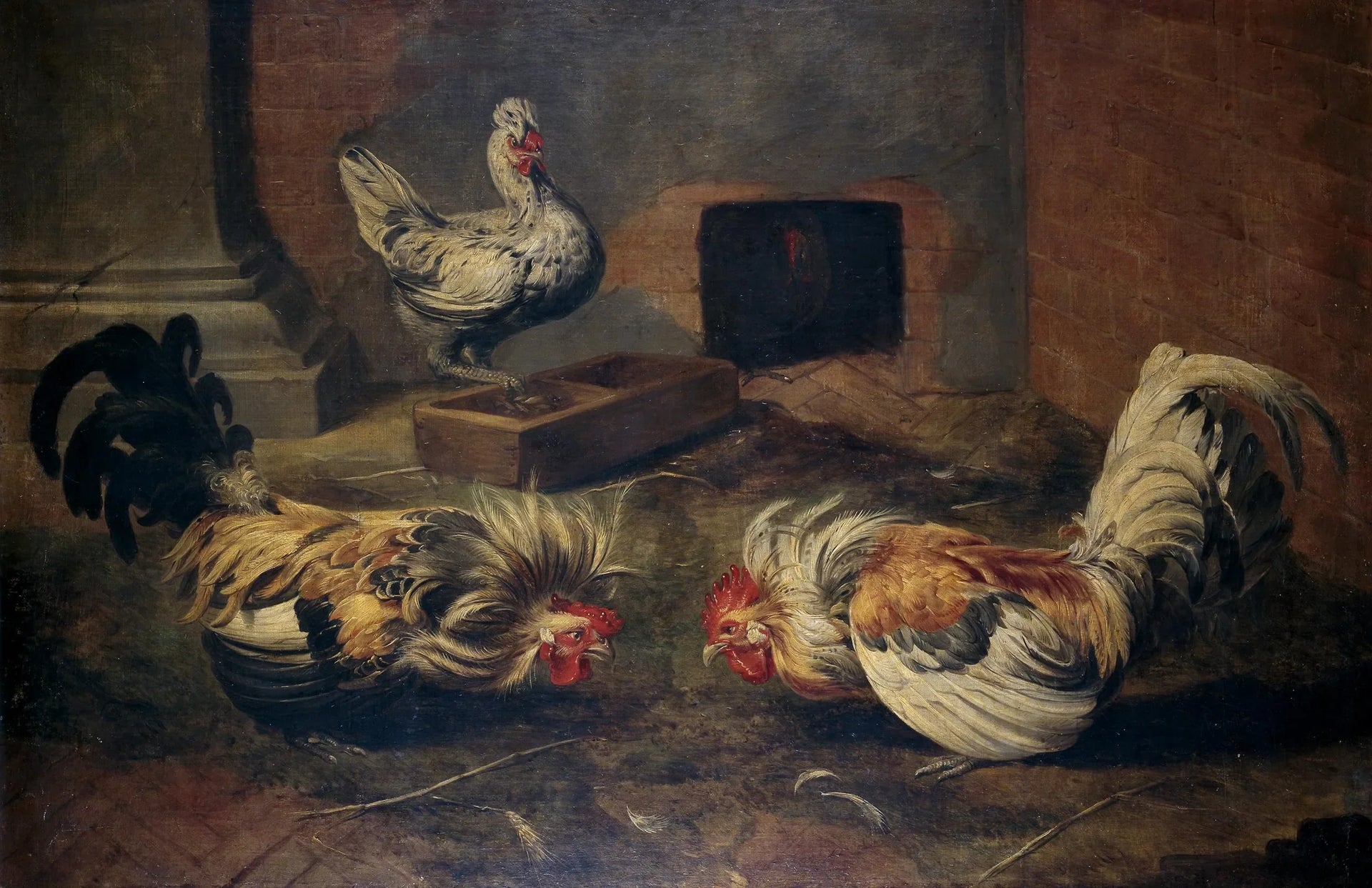 Poulailler - Frans Snyders image 1 copie peinte à la main à l’huile