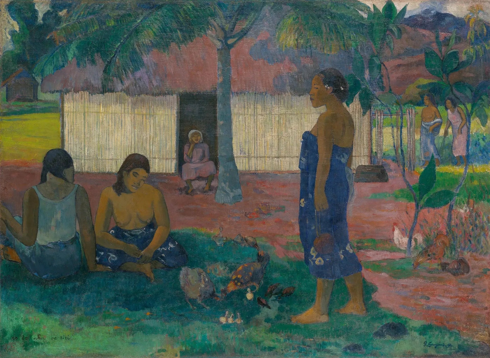 Pourquoi es-tu fâchée ? - Paul Gauguin image 1 reproduction réalisée par Alpha Reproduction