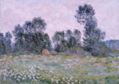 Prairie à Giverny - Claude Monet