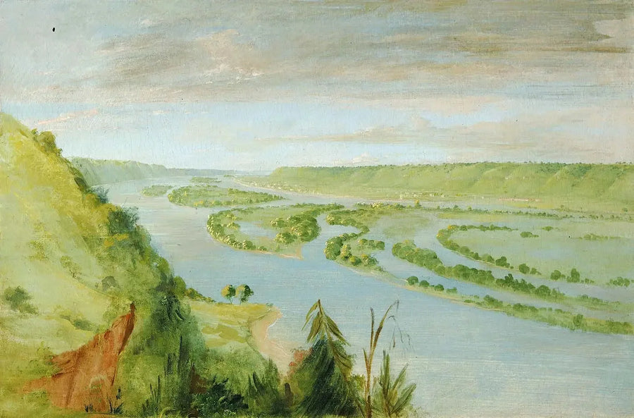 Prairie du Chien, garnison des États-Unis - George Catlin