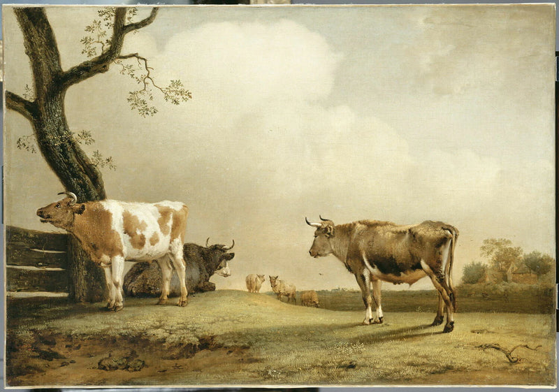La Prairie, ou Trois bœufs dans une vaste prairie - Paulus Potter