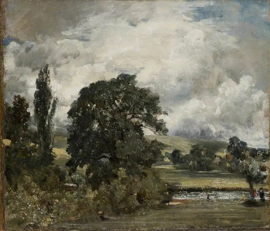 Prairies humides près de Salisbury - John Constable image 1 reproduction d’œuvre d’art à l’huile