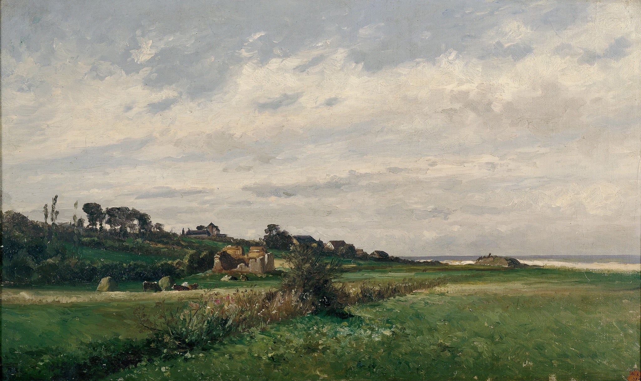 Prairies (Villerville) - Carlos de Haes