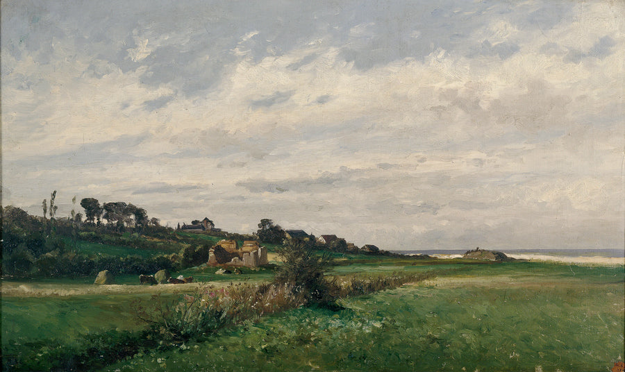 Prairies (Villerville) - Carlos de Haes