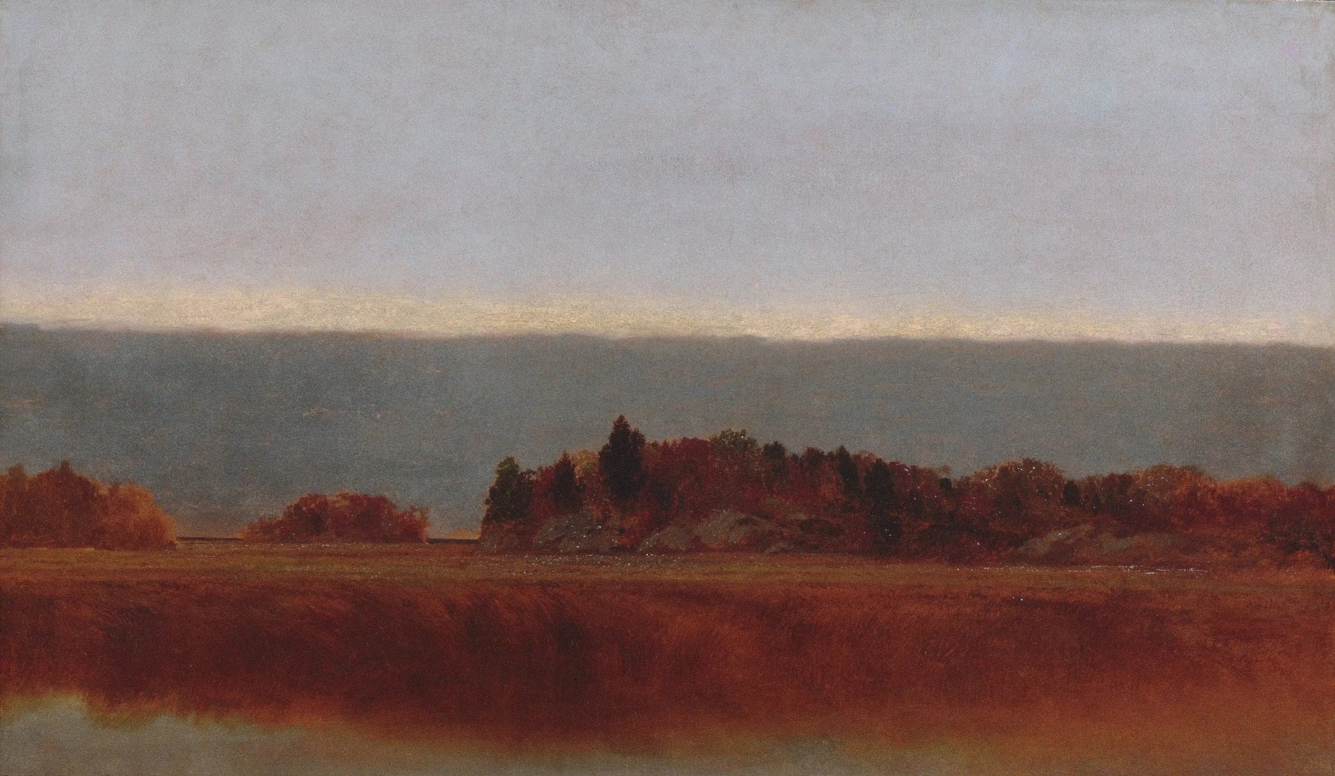 Pré salé en octobre - John Frederick Kensett image 1 copie de tableau peinte à la main