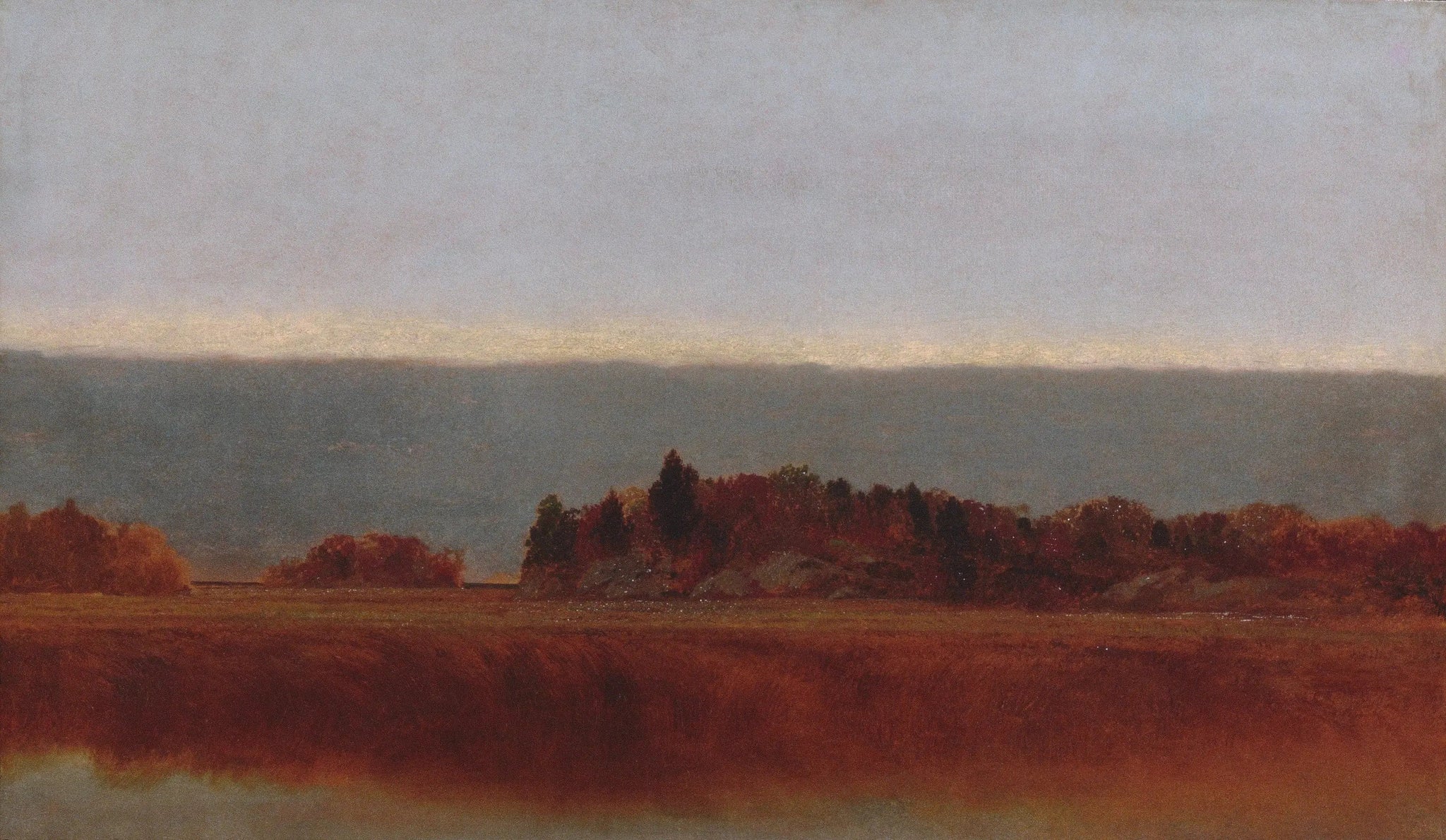 Pré salé en octobre - John Frederick Kensett image 1 copie de tableau peinte à la main