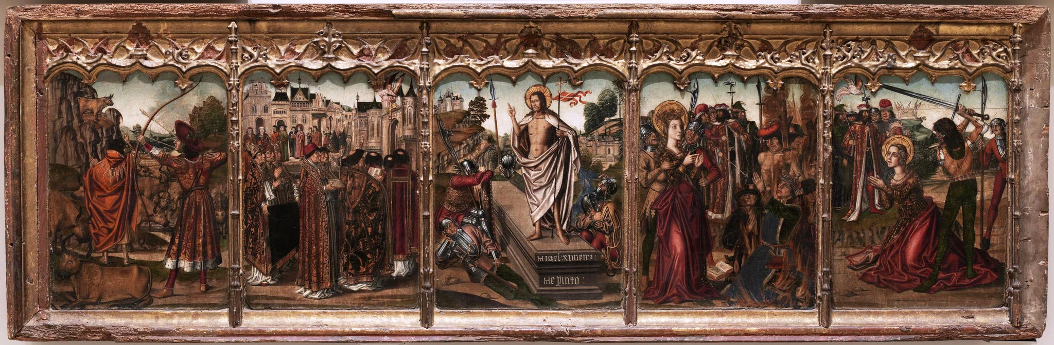 Prédelle avec la Résurrection du Christ - Miguel Ximénez
