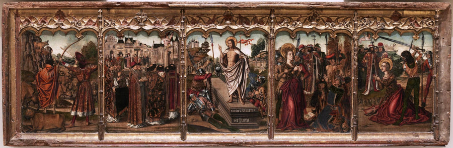 Prédelle avec la Résurrection du Christ - Miguel Ximénez