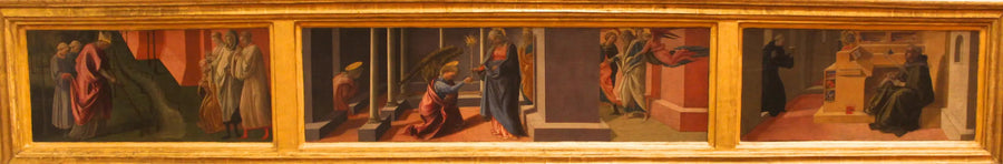 Prédelle du retable Barbadori - Fra Filippo Lippi image 1 reproduction réalisée par Alpha Reproduction