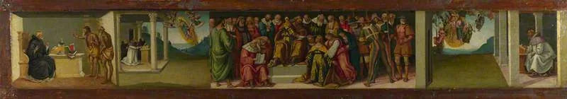 Prédelle : Esther et la vie de saint Jérôme - Luca Signorelli