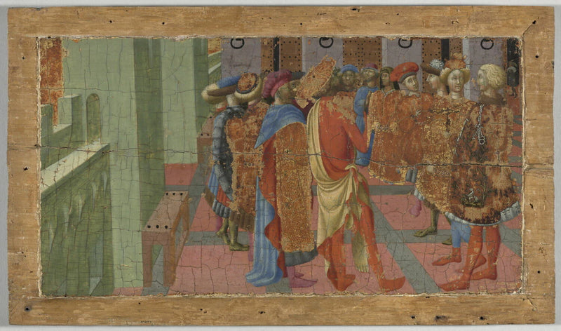 La Prédication de saint Barthélemy - Pietro di Giovanni d'Ambrogio