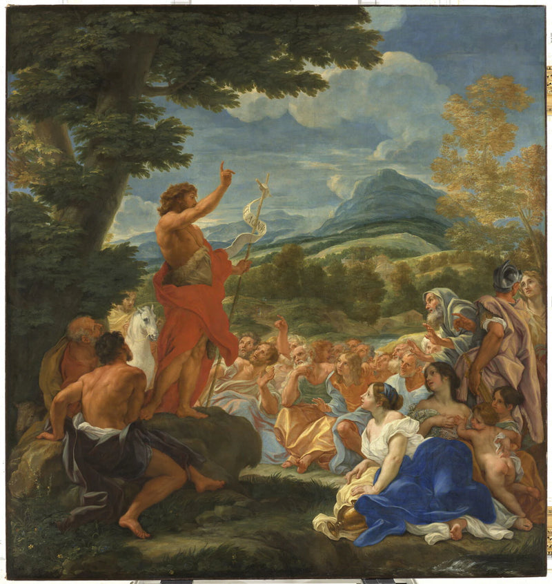 La Prédication de saint Jean-Baptiste - dit Baciccio Gaulli Giovanni Battista
