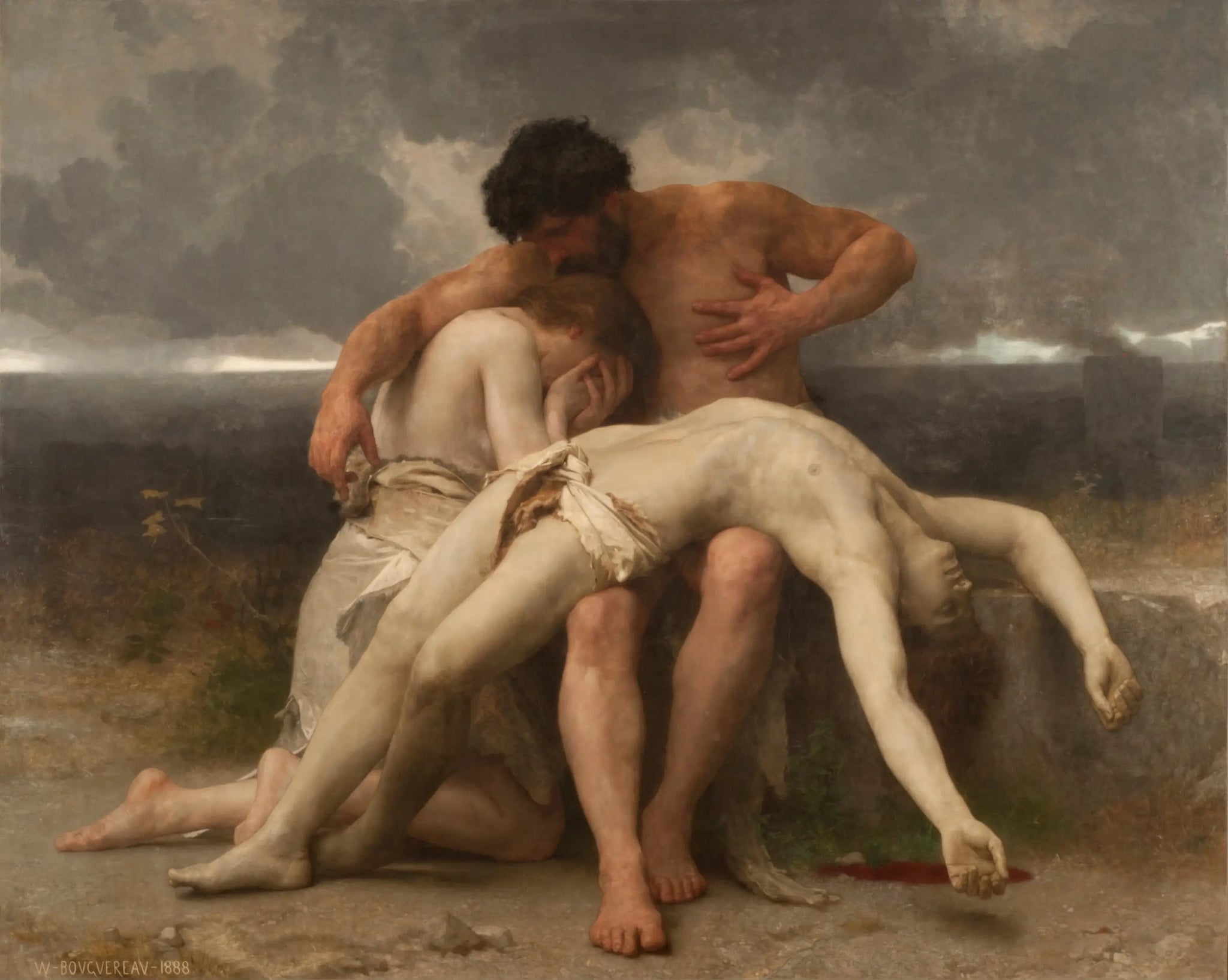 Premier Deuil - Bouguereau image 1 reproduction de peinture à l’huile