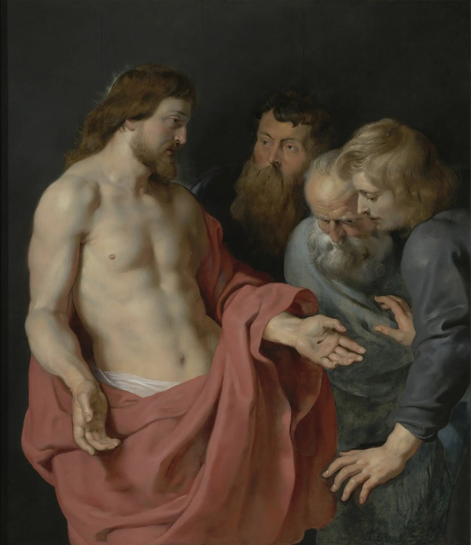 Première apparition du Christ aux apôtres - Peter Paul Rubens image 1 reproduction réalisée par Alpha Reproduction