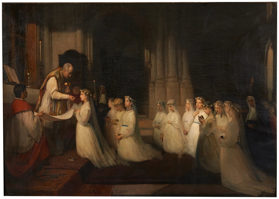 la première communion - Domingo Valdivieso y Henarejos