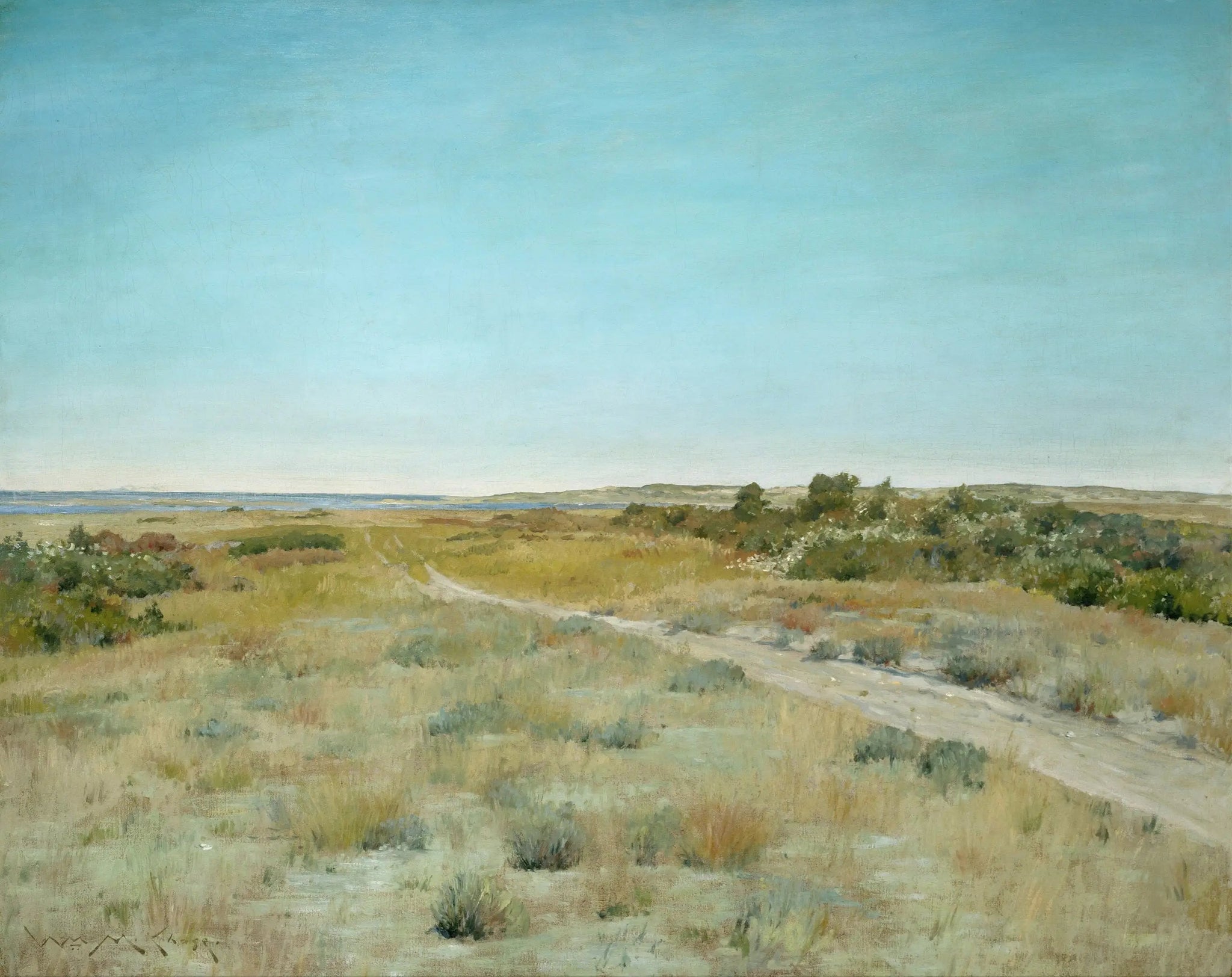 Première touche d'automne - William Merritt Chase image 1 reproduction réalisée par Alpha Reproduction