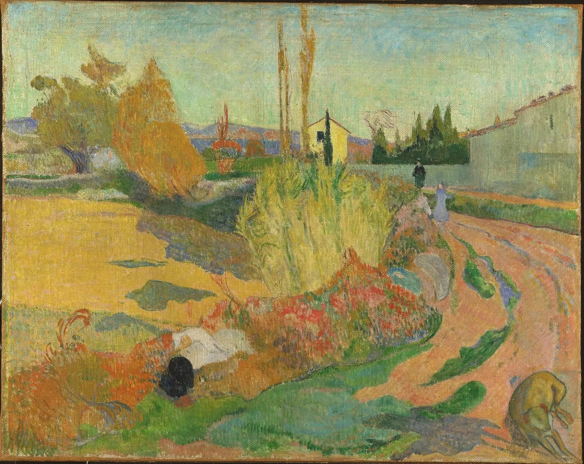 Près d'Arles, ou Le Mas d'Arles - Paul Gauguin image 1 reproduction réalisée par Alpha Reproduction