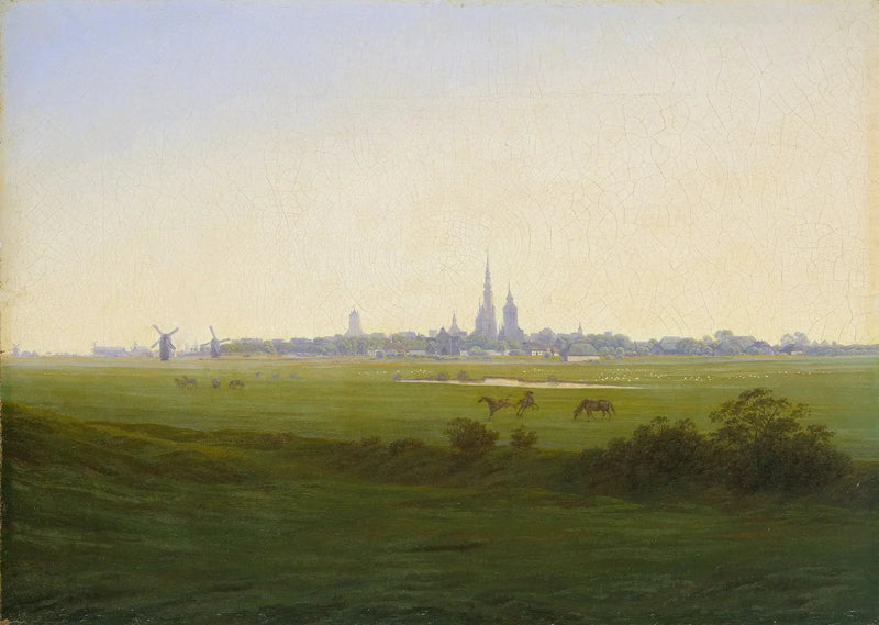 Près de Greifswald - Caspar David Friedrich