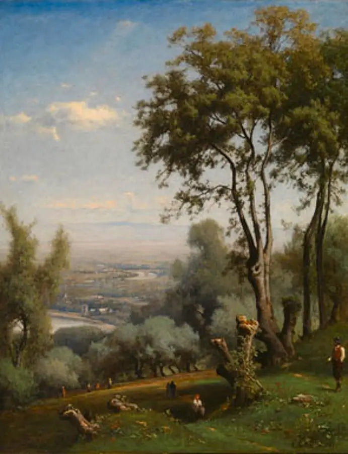 Près de Pérouse, Italie - George Inness image 1 tableau peint à l’huile sur toile