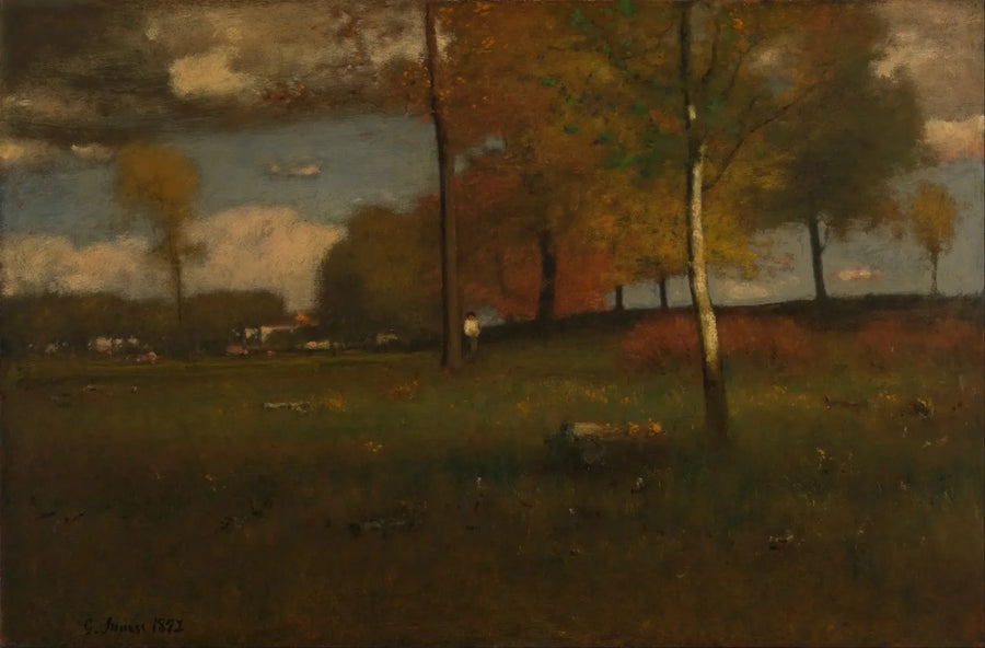 Près du village, octobre - George Inness