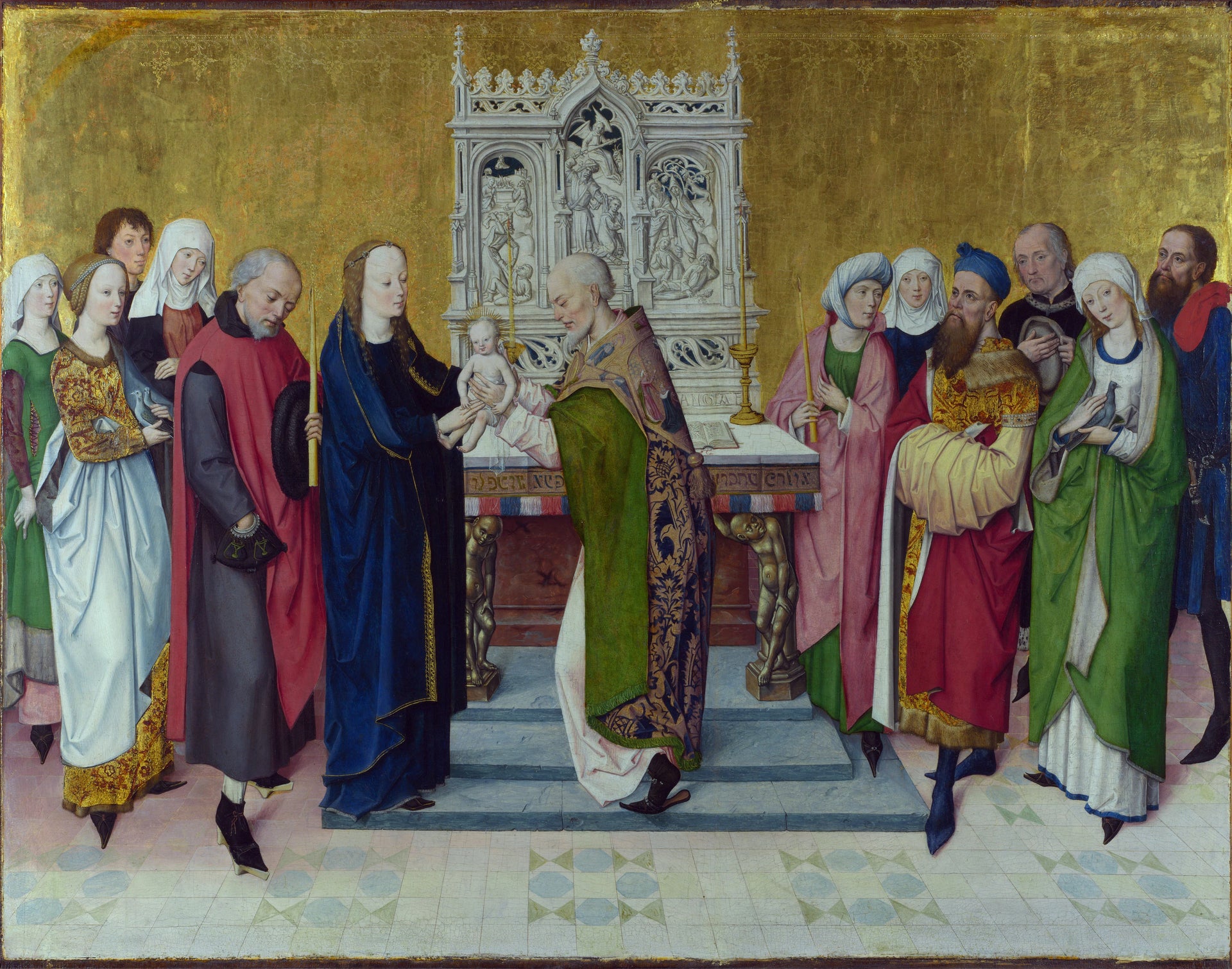 La Présentation au Temple - Maître de la Vie de Marie