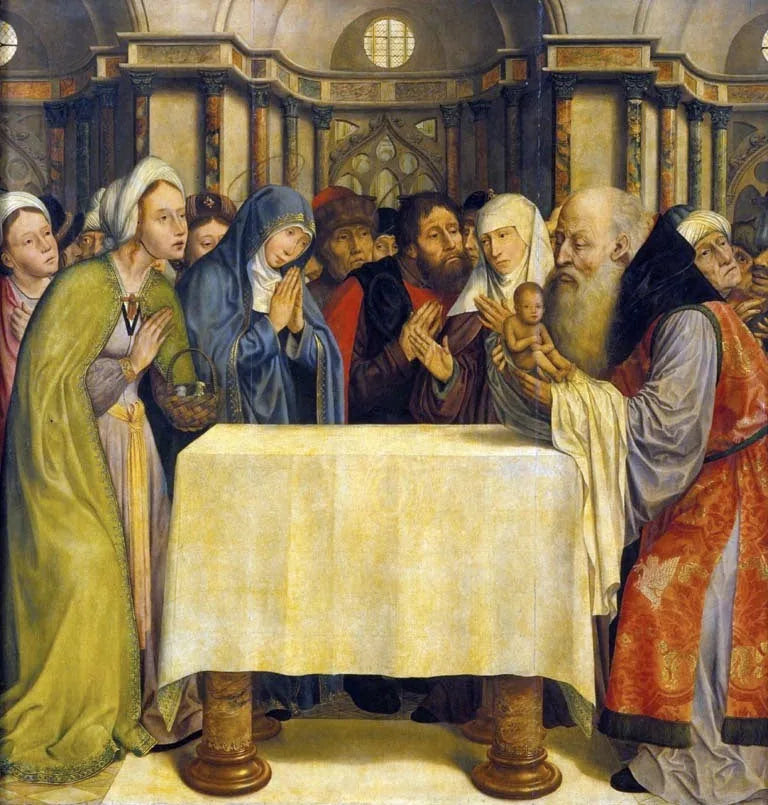 Présentation au Temple - Quentin Metsys image 1 reproduction artisanale de tableau