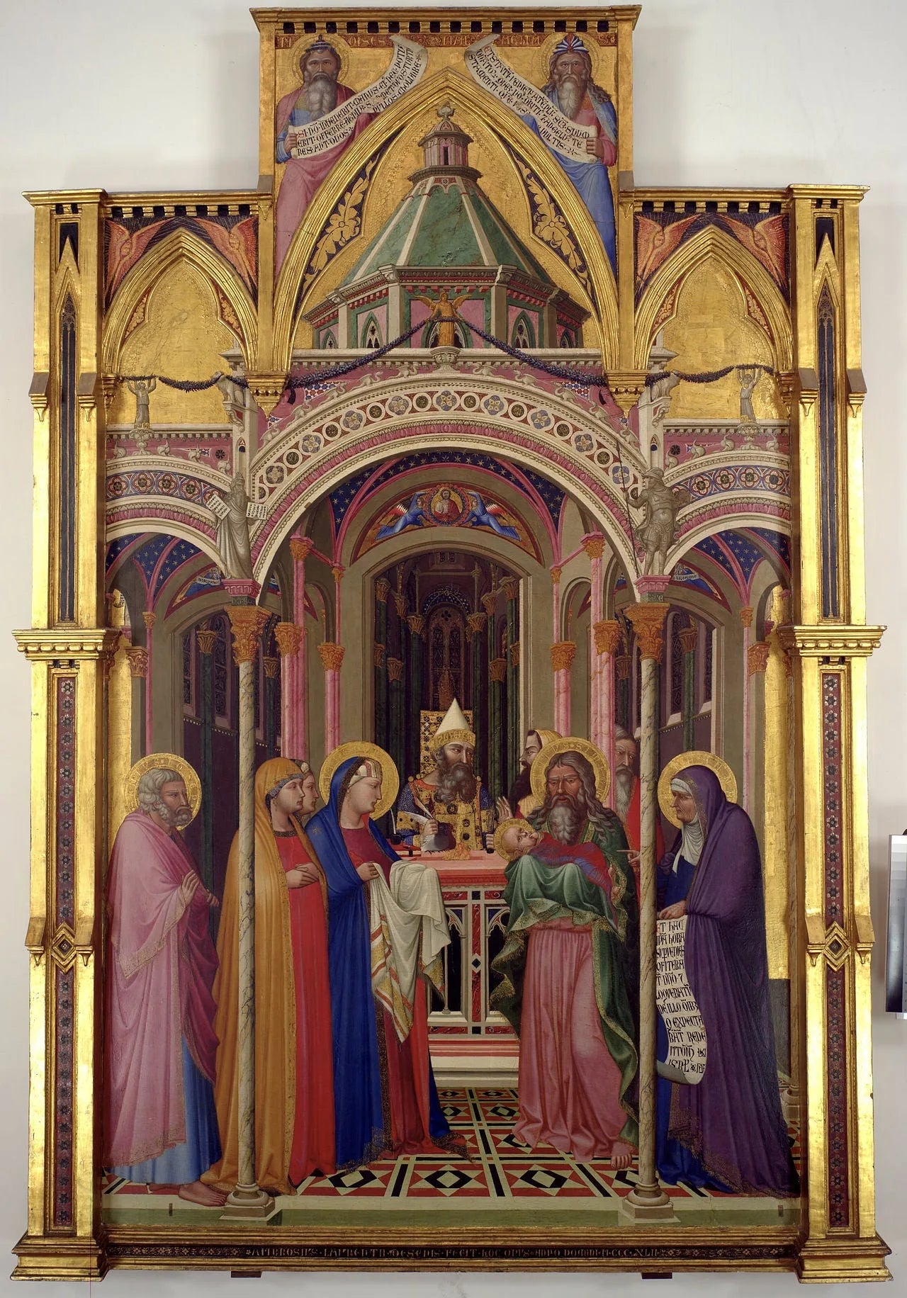 Présentation de Jésus au Temple - Ambrogio Lorenzetti image 1 copie de tableau peinte à la main