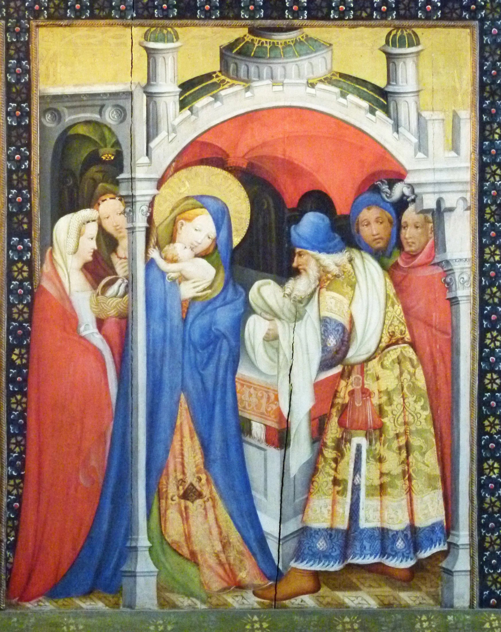 Présentation de Jésus au Temple - Conrad von Soest image 1 reproduction de peinture à l’huile