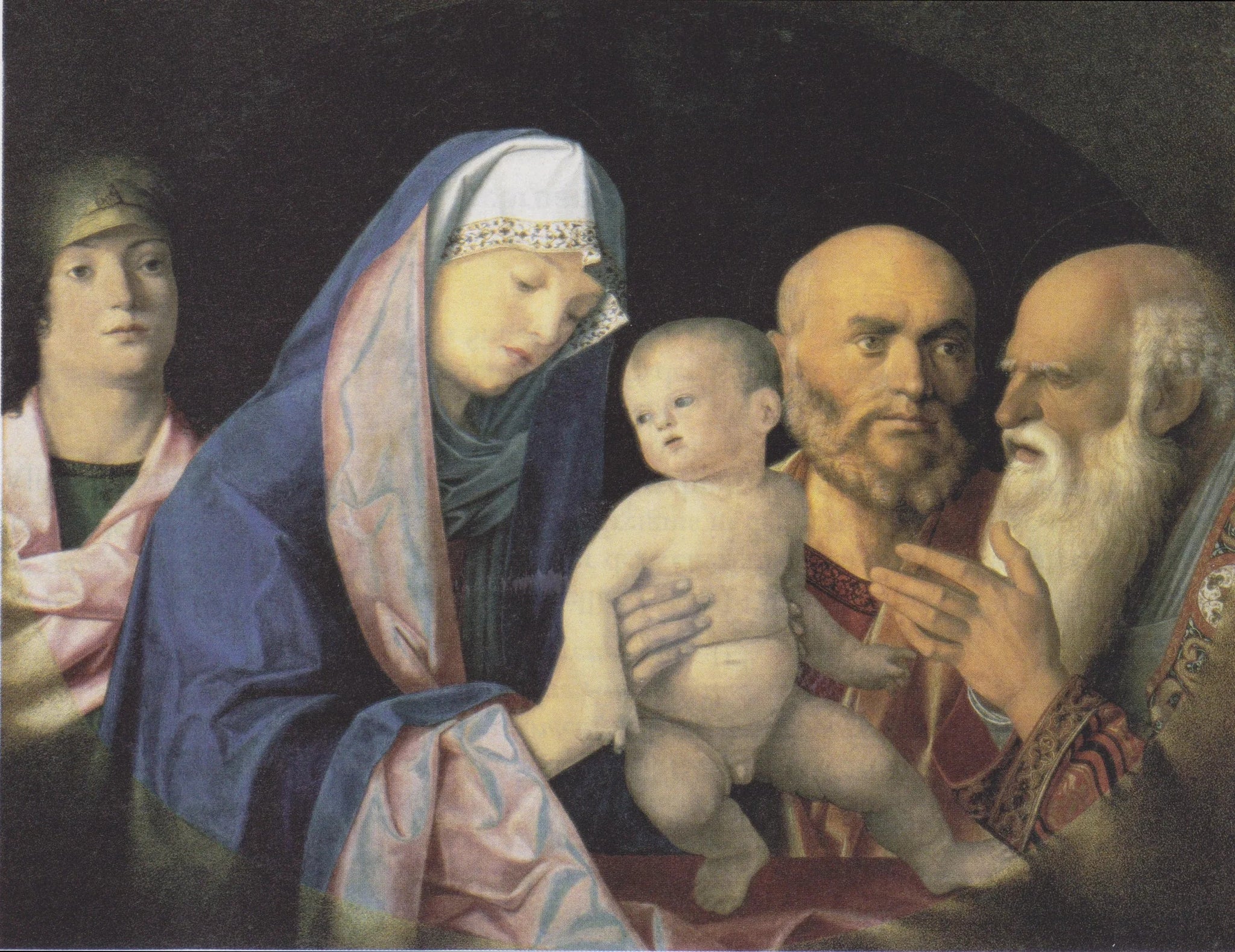 Présentation de Jésus - Giovanni Bellini image 1 reproduction de peinture à l’huile