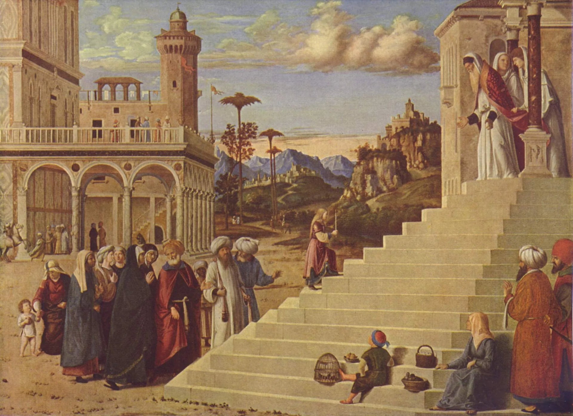Présentation de la Vierge au Temple - Cima da Conegliano image 1 reproduction d’œuvre d’art à l’huile