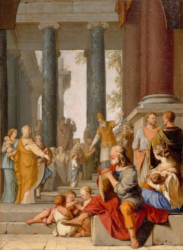 Présentation de la Vierge au Temple - Laurent de La Hyre image 1 reproduction d’œuvre d’art à l’huile