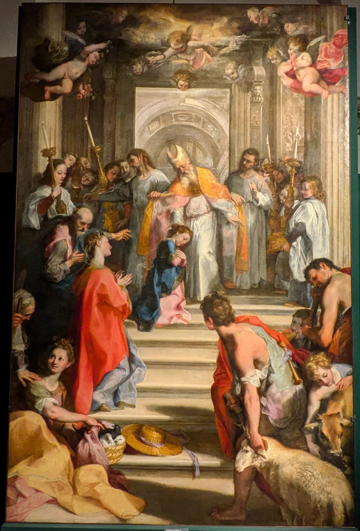 Présentation de la Vierge Marie au Temple - Federico Barroci image 1 copie de tableau peinte à la main