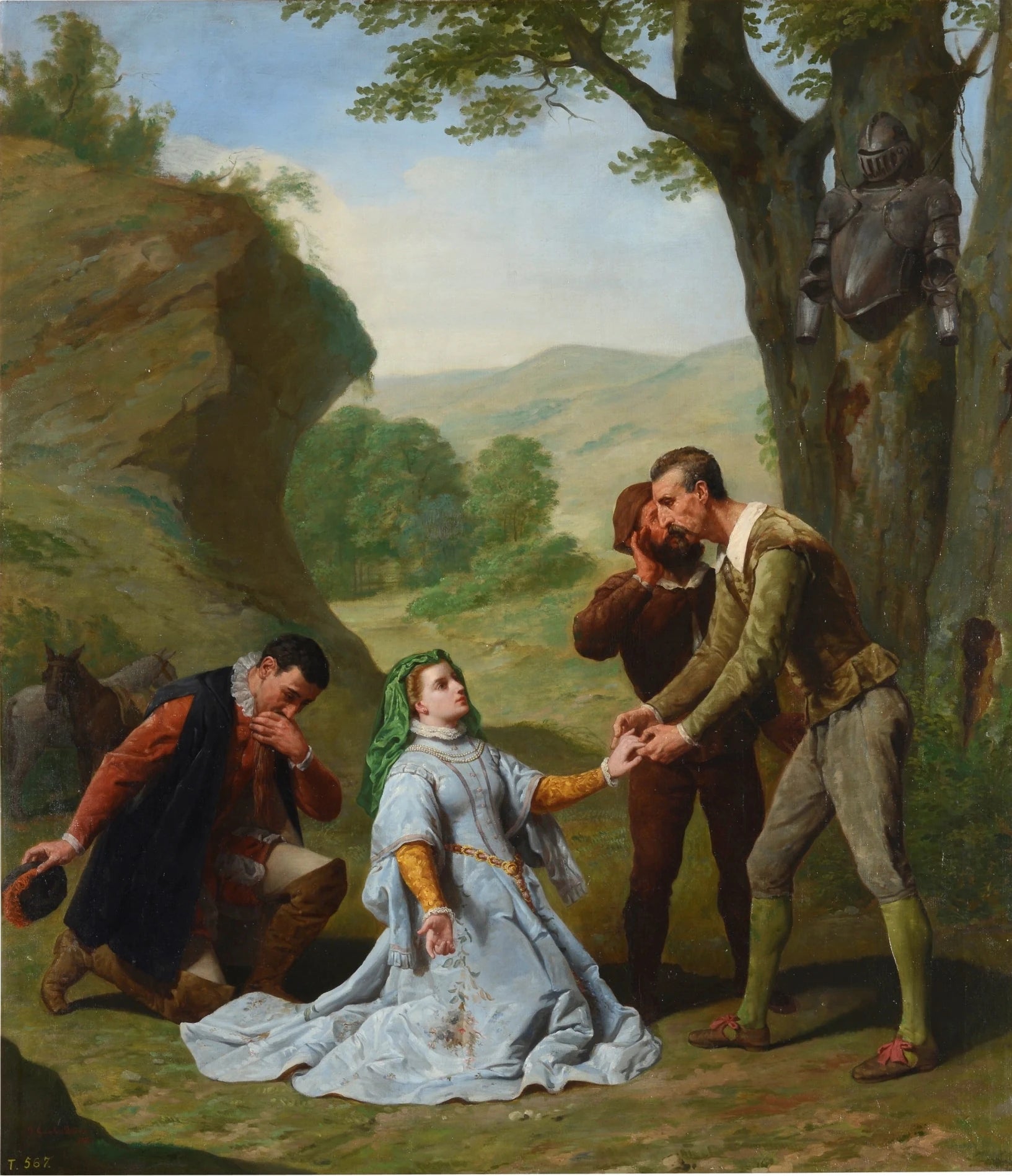 Présentation de Dorotea à Don Quichotte - Pedro González Bolívar