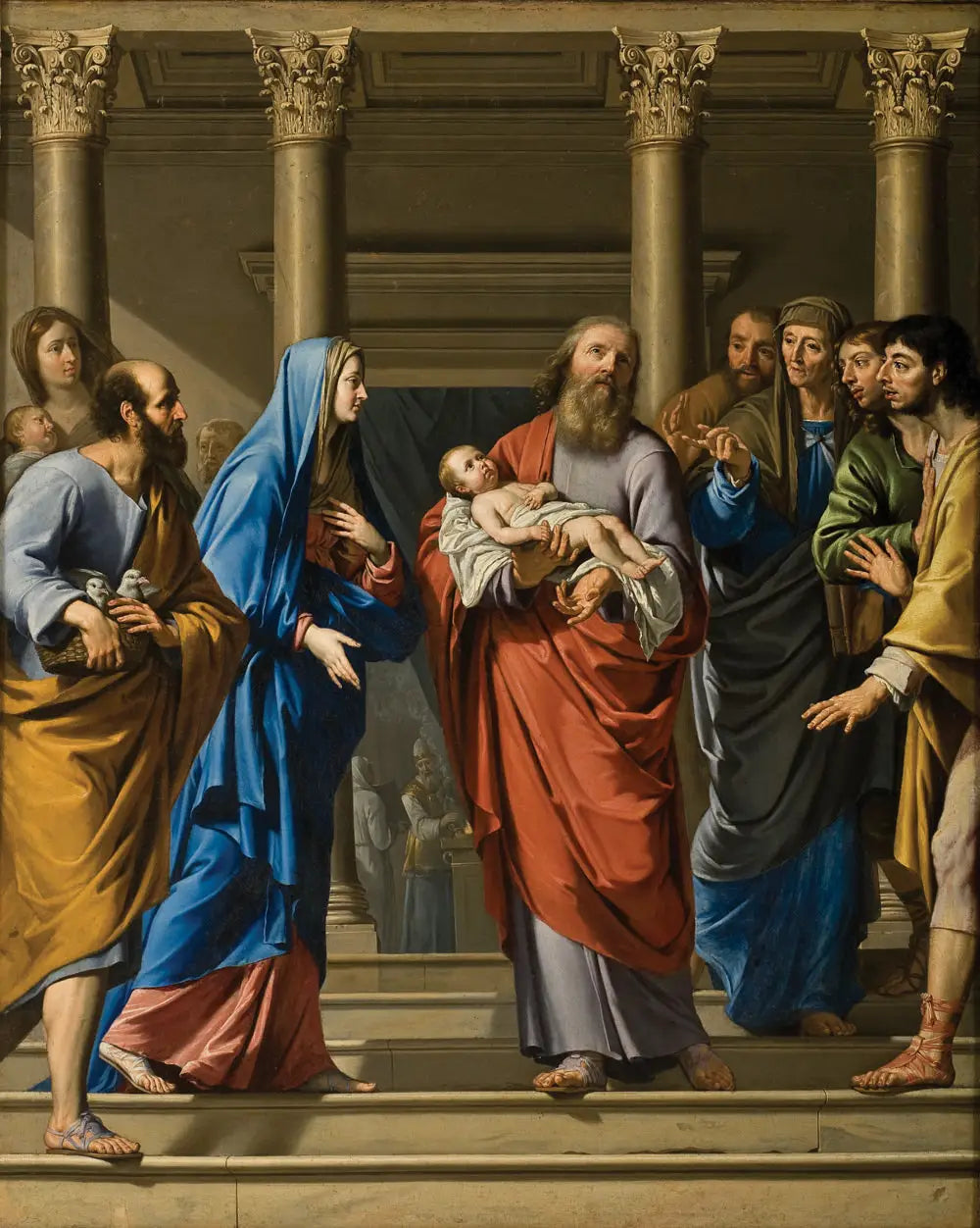 Présentation du Christ au Temple - Philippe de Champaigne image 1 reproduction d’œuvre d’art à l’huile