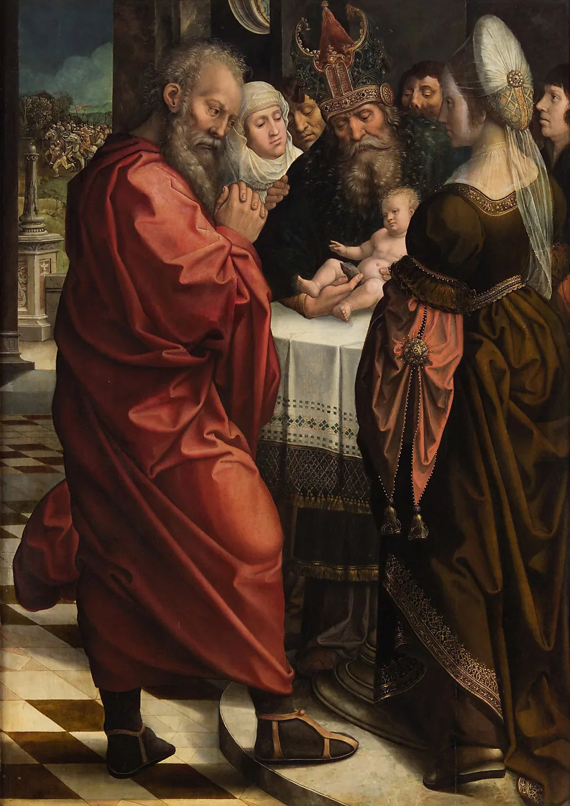 Présentation du Christ - Bernard van Orley image 1 reproduction réalisée par Alpha Reproduction