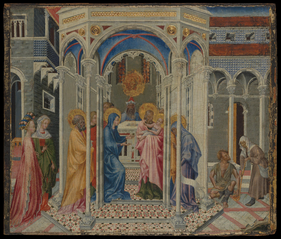 La Présentation de Jésus au Temple - Giovanni di Paolo (Giovanni di Paolo di Grazia)