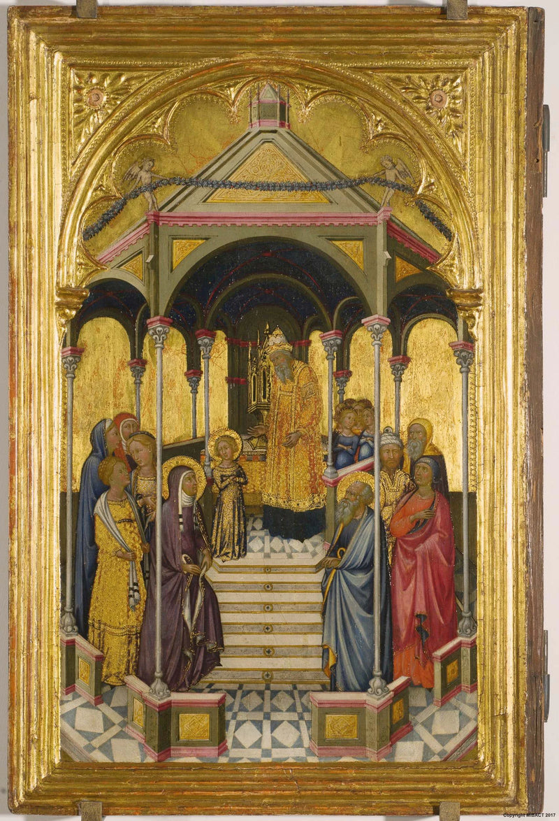 La Présentation de la Vierge au Temple - Niccolò di Buonaccorso