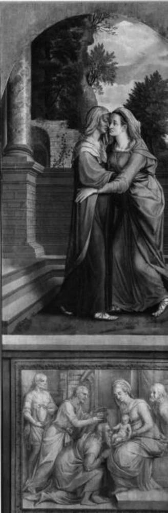 La Présentation de la Vierge au Temple. La Visitation. L'Adoration des Mages - Michiel Coxcie